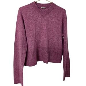Cos sweater Alpaca-blend woman's size Medium Lilac Extra long Sleeves
